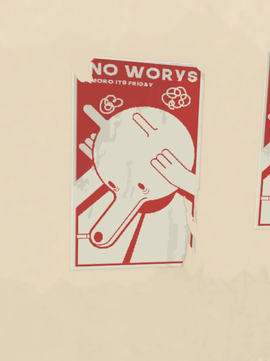 pokeclank's tweet photo. @semdoller did you also make the little posters on the walls? this one is my favourite, would love to have a clean version as a phone wallpaper or something :0 https://t.co/cJrpn09J8J