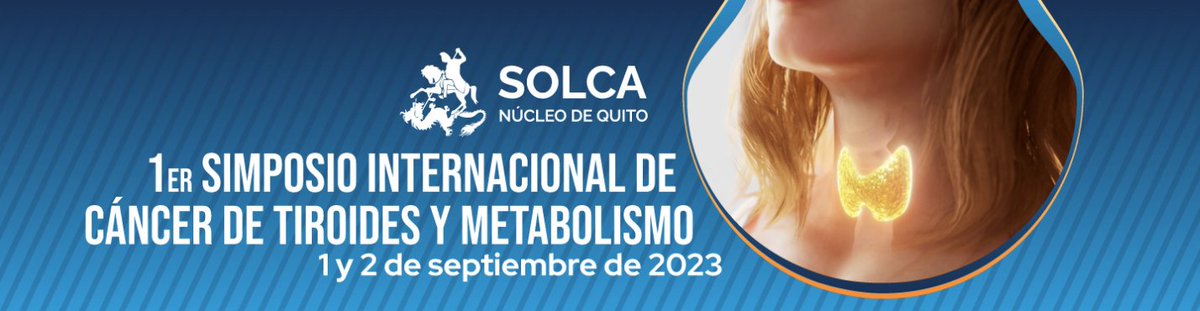 Proud to participate in the 1st International Symposium on #Thyroid Cancer and #Metabolism to be held in Quito (Ecuador) on September 1-2. We will talk and discuss about current treatments and future perspectives of #theranostics in #nuclearmedicine.