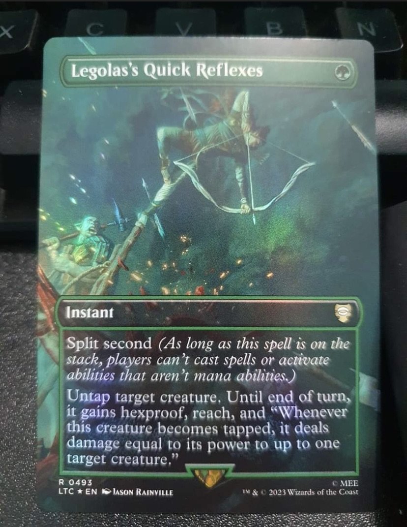 YO!! If this is real, this card seems absolutely busted in Infect! Giving a creature hexproof at split second is nuts! In our turn this is even better! Give uninteractable hexproof first, YO!! If this is real, this card seems absolutely busted in Infect! Giving a creature hexproof at split second is nuts! In our turn this is even better! Give uninteractable hexproof first,