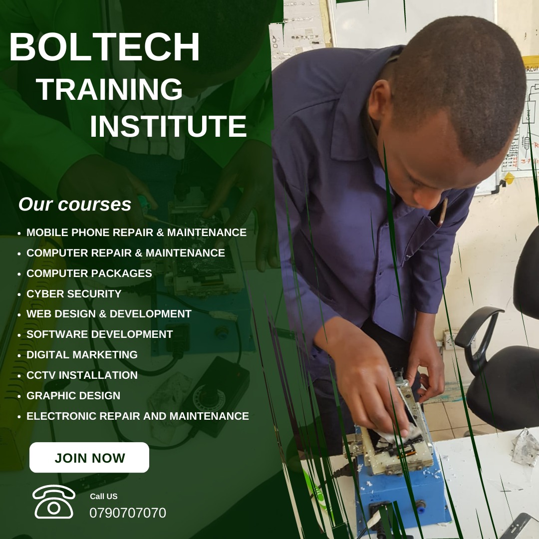 #Techskills
Our courses are skill based 3 months only.