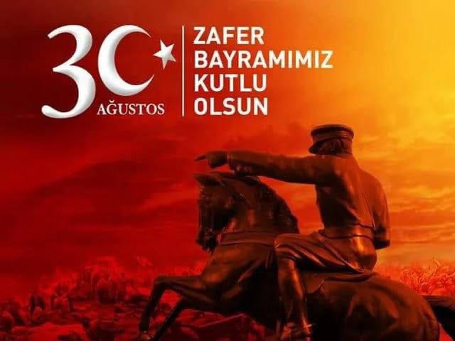 30 Ağustos Zafer Bayramımızın 101. Yılı kutlu olsun. Başta Gazi Mustafa Kemal Atatürk olmak üzere bu topraklar için canını feda eden tüm şehitlerimizin ruhu şad olsun. 🇹🇷🇹🇷