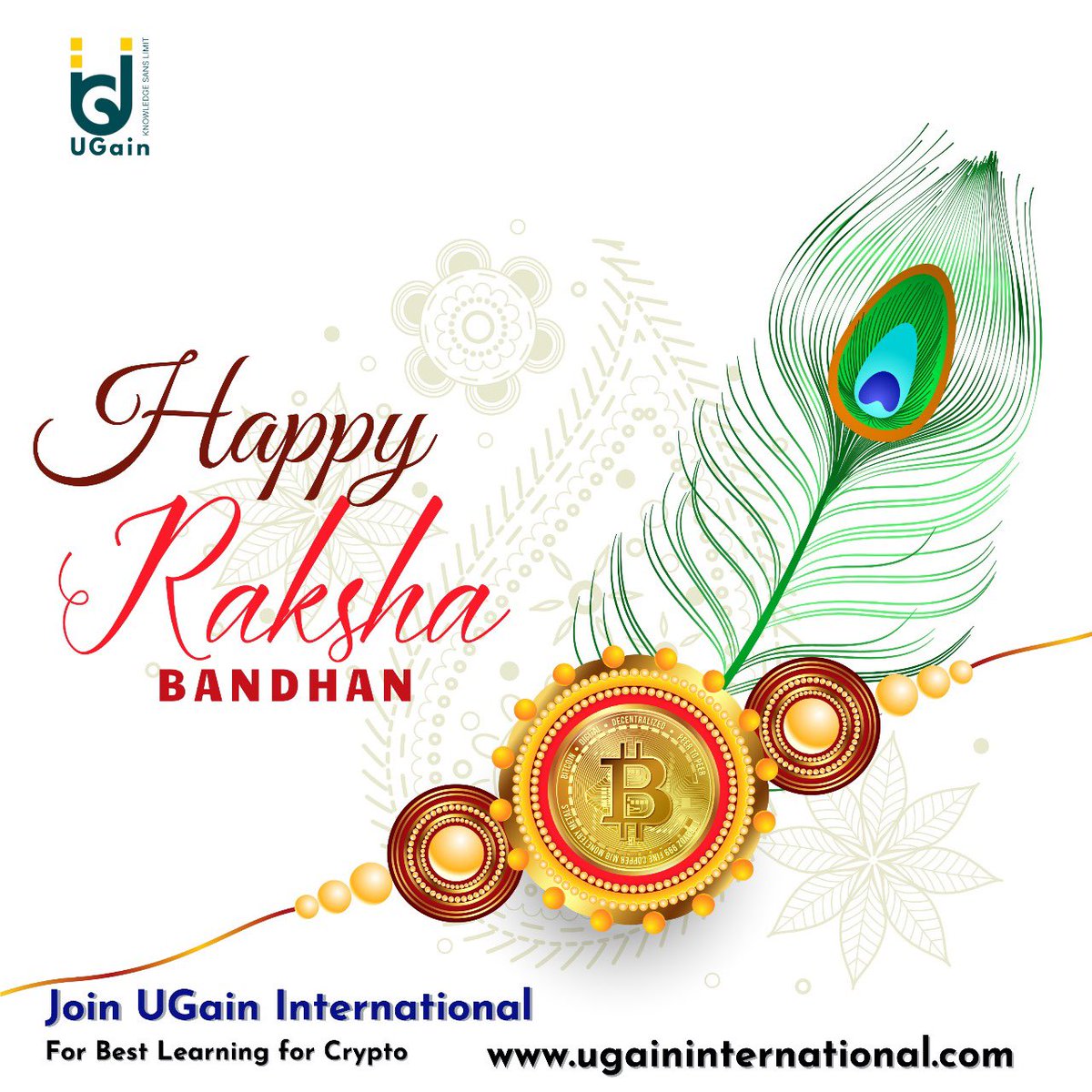 ugainindia's tweet photo. 🚀 May our crypto investments always be as strong as the bond between siblings! 🚀🔗 Wishing you a prosperous Raksha Bandhan filled with gains and knowledge in the world of crypto trading.💡📈 wish you Happy Raksha Bandhan!
#UGainInternational #UGainIndia #GainBOT https://t.co/dMNuaJQPby