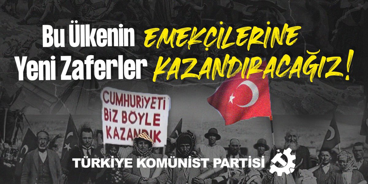 tkpninsesi's tweet photo. 100 yıl sonra bugün, emekçi halkın yönettiği, egemen, bağımsız, laik, Cumhuriyetçi bir Türkiye için yeni bir zafere ihtiyacımız var.
 
Cumhuriyet hak ettiğiyle yani sosyalizmle mutlaka buluşacak ve böylece küllerinden yeniden doğacak.

➡️ https://t.co/h8Rzi9mBoV

#30Agustos https://t.co/1sPgMbNETV