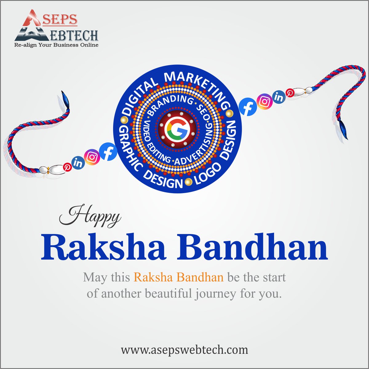 Asepswebtech's tweet photo. Wishing you a joyful Raksha Bandhan 2023. May your love keep flourishing.
.
#rakhi #RakshaBandhan #asepswebtech #indianfastival #brotherandsister #rakhifestival #india #sweets #rakshabandhancelebrations #festival https://t.co/D1QgbKVWvl