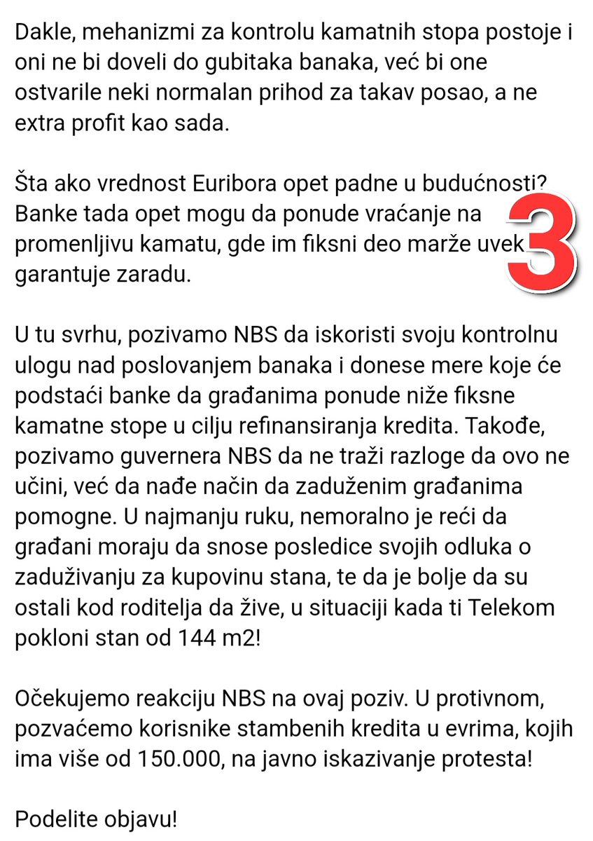 UBKEFEKTIVA's tweet photo. VAŽNO!

KAKO NAS BANKE PLJAČKAJU NA EURIBORU!

Pročitajte tekst na slikama ispod 👇👇👇 https://t.co/g2MVWXeefb