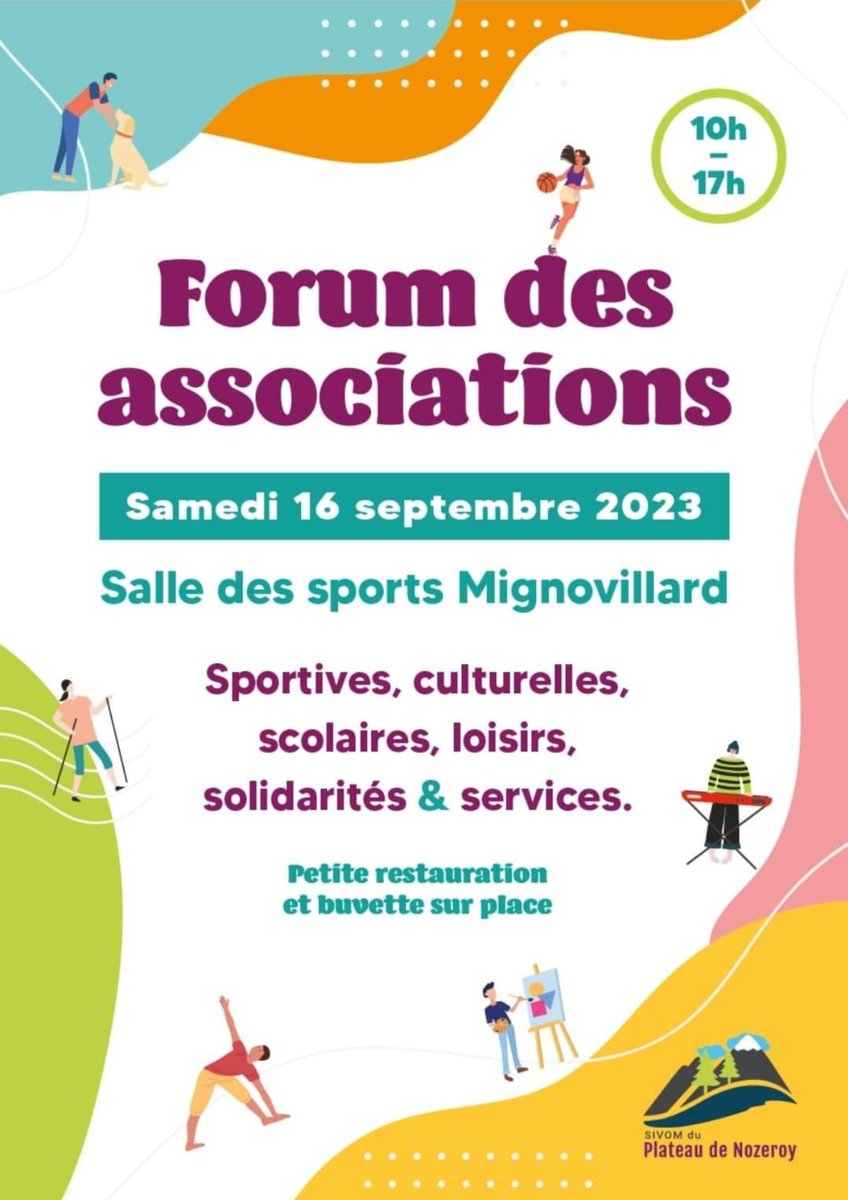 ADMRduJura's tweet image. 📢 L&apos;#ADMR du #Jura sera représentée sur les #Forums des #associations suivants :
➡️ #Dole : 02 et 03/09 - DOLEXPO
➡️ #Lons-le-Saunier : 03/09 - PARC DES BAINS
➡️ #Arinthod : 09/09 - SALLE POLYVALENTE d&apos;ARINTHOD
➡️ #Mignovillard : 16/09 - SALLE DES SPORTS DE MIGNOVILLARD