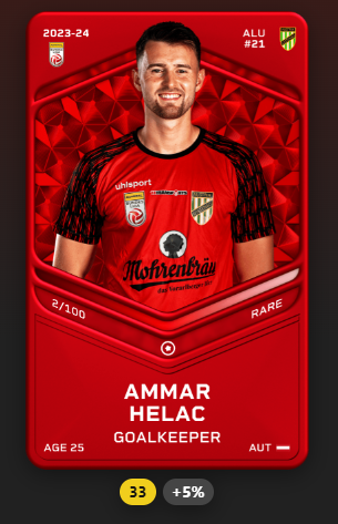 SportStolli's tweet photo. #sorare #nft #Lustenau

Now i won my backup GK for cap240 rare in Auction last night => Amar #Helac
Good feeling to know it´s no problem annymore if #Schierl got a injury.
My tip for all: Always get the backup for your GK 😉 https://t.co/4s9cQp23s9