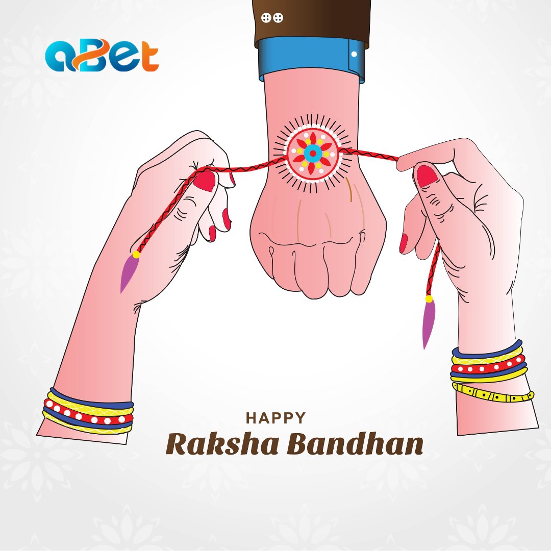 aBet_Companies's tweet photo. It's a day of family gatherings, exchange of gifts, and heartfelt emotions. Raksha Bandhan reinforces the beautiful connection between siblings, transcending distances and differences. It's a celebration of love, trust, and the enduring ties that bind families together. https://t.co/H2Wj2BUcxV