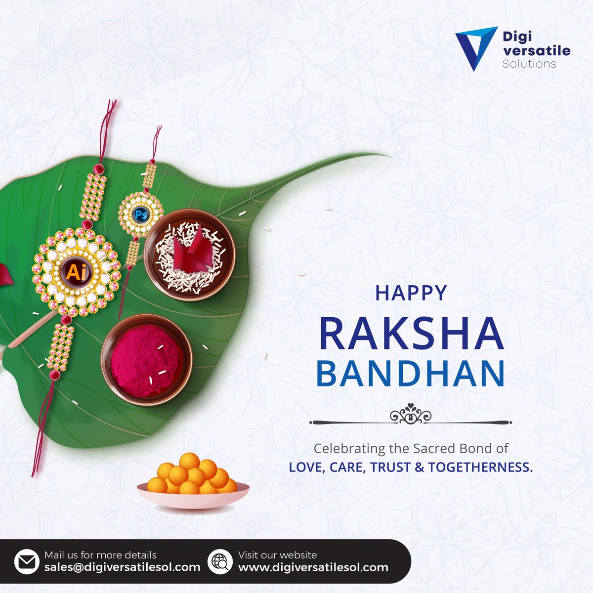 🎉 Cherishing the sacred bond of love, care, trust, and togetherness this Raksha Bandhan! 

#HappyRakshaBandhan #RakshaBandhan2023 #JoyfulRakhi #RakshaBandhan #RakhiGreetings #TraditionOfLove #RakhiTradition #FestivalOfRakhi #RakhiFestivities #RakhiTradition #RakhiWishes