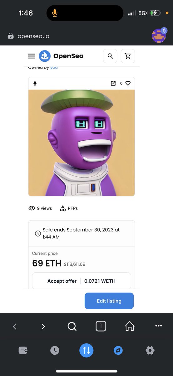 melymel's tweet image. Listed for 69 ETH for the CULTURE 😈😈🔥🩵 @Blips_xrp #blips #hpop8i