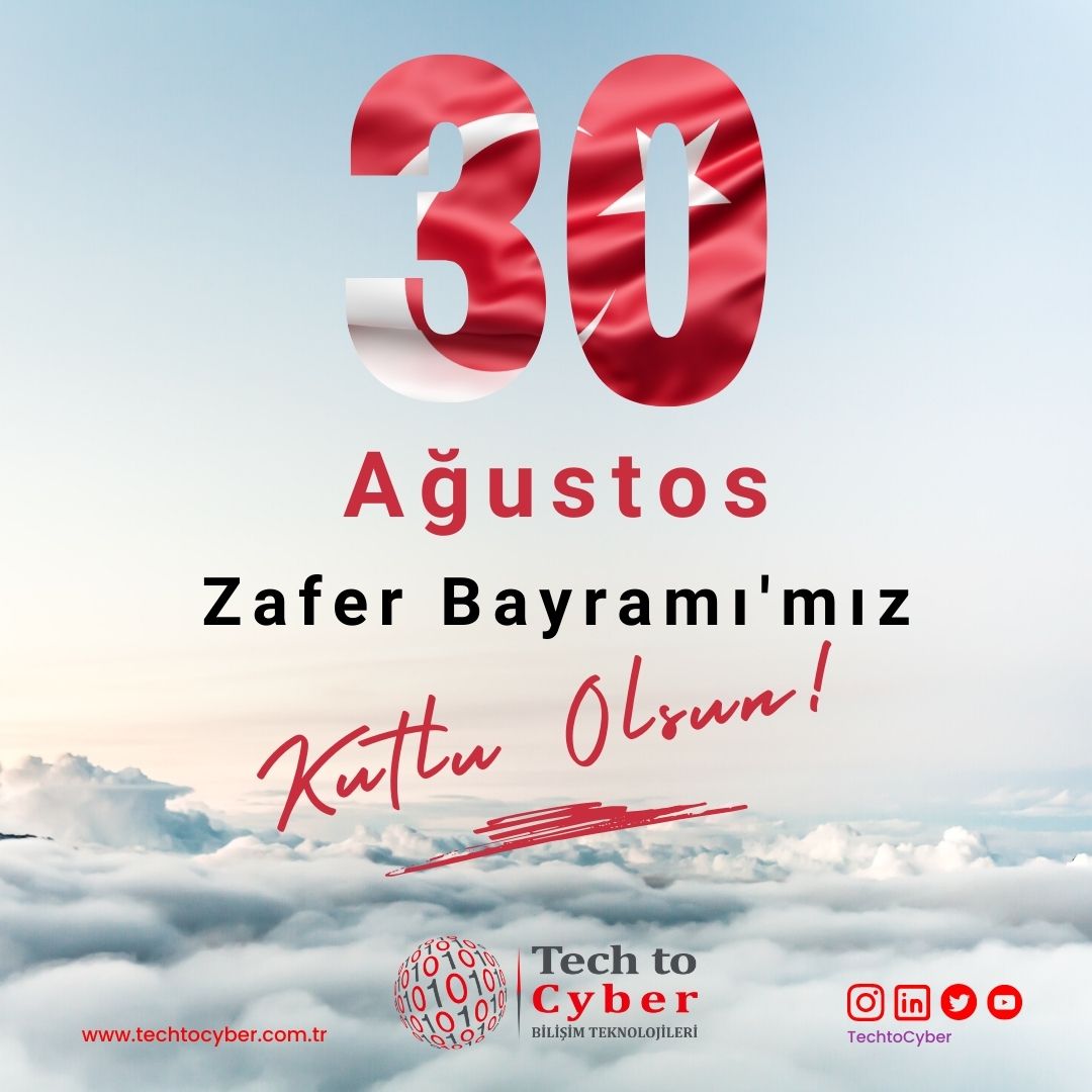 TechtoCyber's tweet image. 30 Ağustos Zafer Bayramı Kutlu Olsun...

#30ağustos #30ağustoszaferbayramı #kutluolsun #zafer #techtocyber