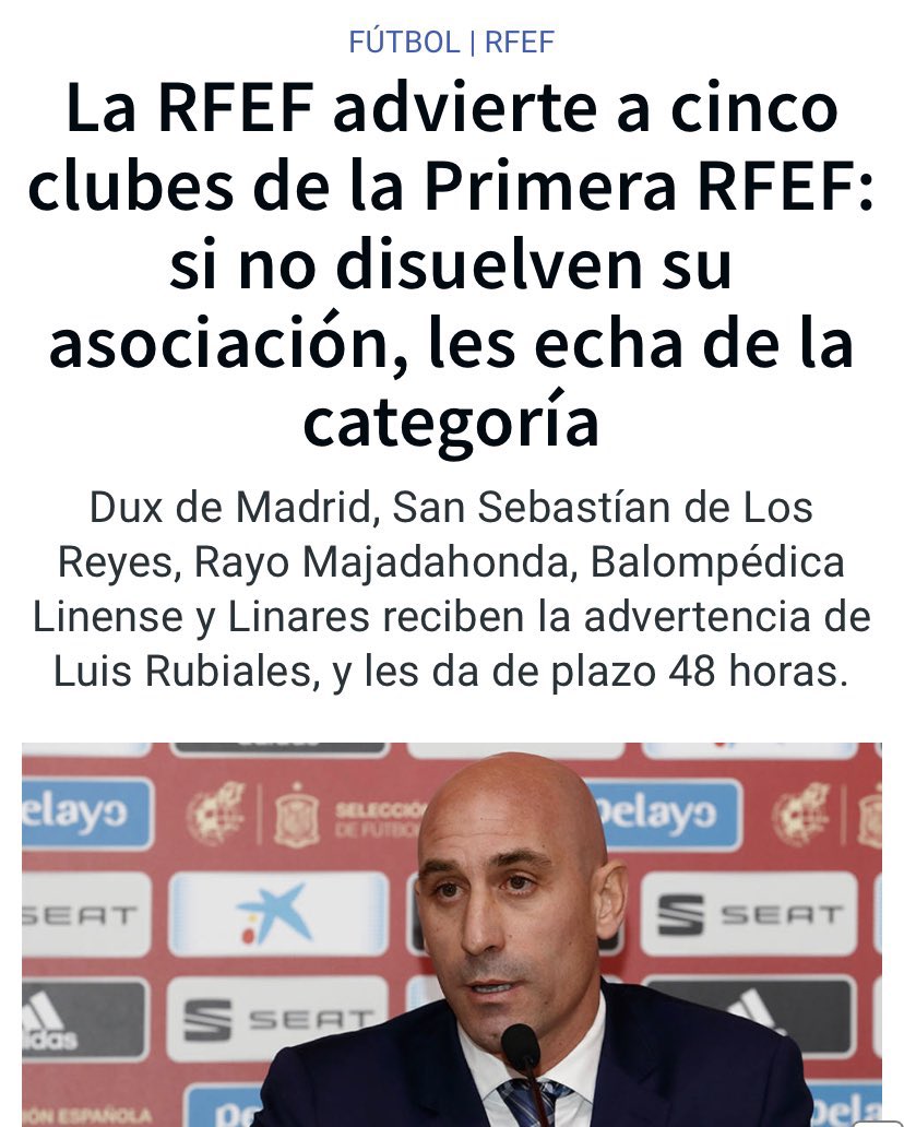 Prohibido olvidar... quiénes fueron los primeros. #RubialesDimision