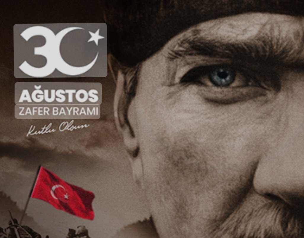 30 Ağustos Zafer Bayramımız kutlu olsun🇹🇷🇹🇷🇹🇷
#30AgustosZaferBayrami