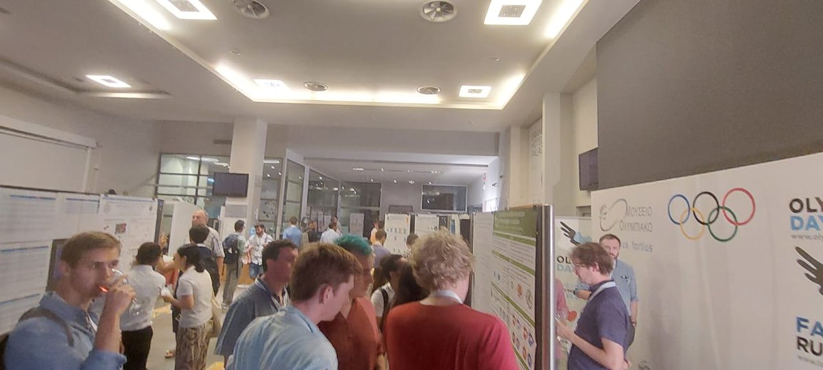 zoecournia's tweet photo. Poster session III last night at #EuChemSCompChem2023! https://t.co/vFaa64jvge