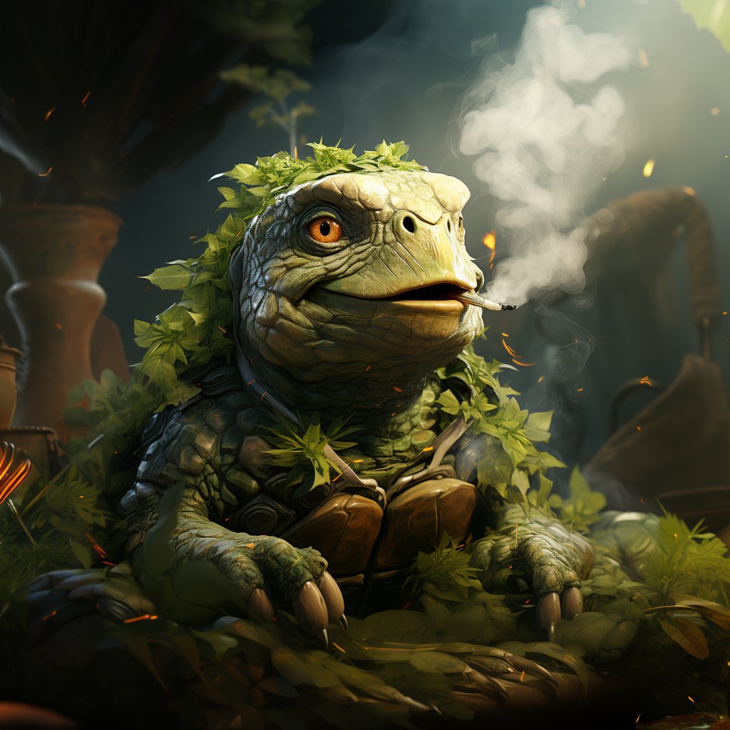 Only went and revealed a legendary Quantum Creature from <a href="/QuantumCollectv/">Quantum Collective</a> 

I feel like this is Pepe once he retires 🐸