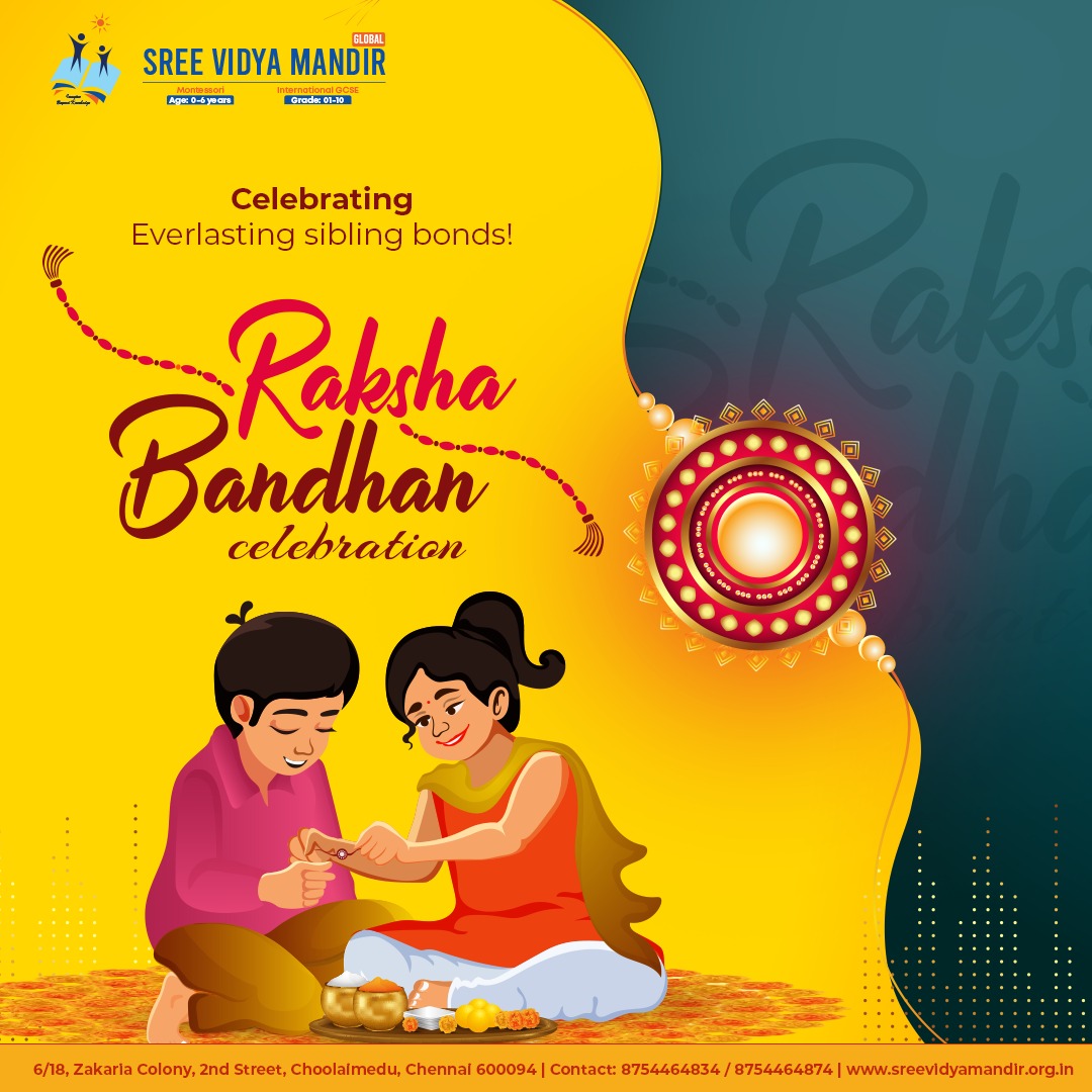 SVM Global wishes you a wonderful Raksha Bandhan! Celebrate this day with your fun-loving sibling and create memories of fun, laughter and joy!

#Raksha #Bandhan #Celebration #Laughter #Joy