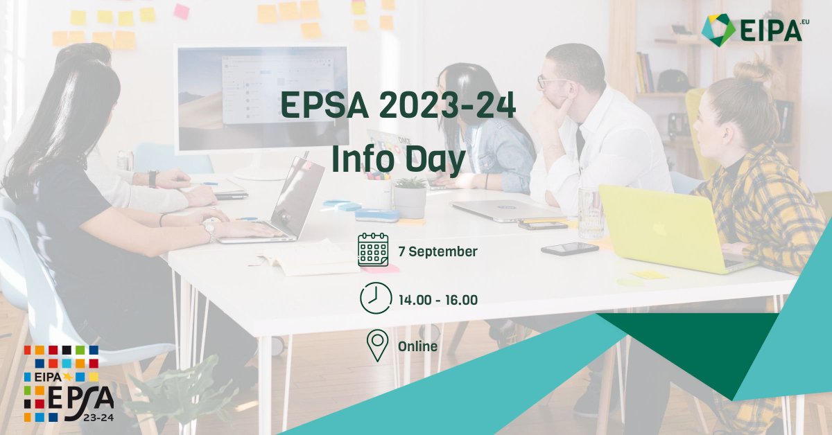 eapccat's tweet image. 📣 Inscripcions obertes a l&apos;EPSA Online Info Day dels premis #EPSA2023 sobre innovació i reforma del sector públic @eu_eipa 
📅 07/09 - 14 a 16 h

Per saber-ho tot de l&apos;equip EPSA , dels guanyadors anteriors 🏆 i resoldre dubtes amb els avaluadors 💬

gen.cat/3QtKGN6