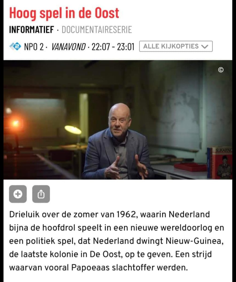 Selamat pagi semuanya. 
Vanavond deel 2 van Hoog spel in de Oogst om NPO 2 om 22.07 uur.