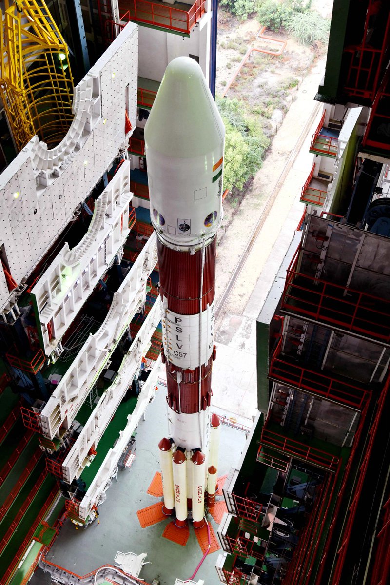 RohanBezboruah's tweet photo. India's next cosmic quest - the Sun🌞.
🇮🇳🚀🌞
The #AdityaL1, space-based observatory to study the Sun, rolling out to the 2nd launch pad at Sriharikota !! 
More power to you #ISRO 💪🇮🇳🚀🌞 https://t.co/mnm9dh3iPW