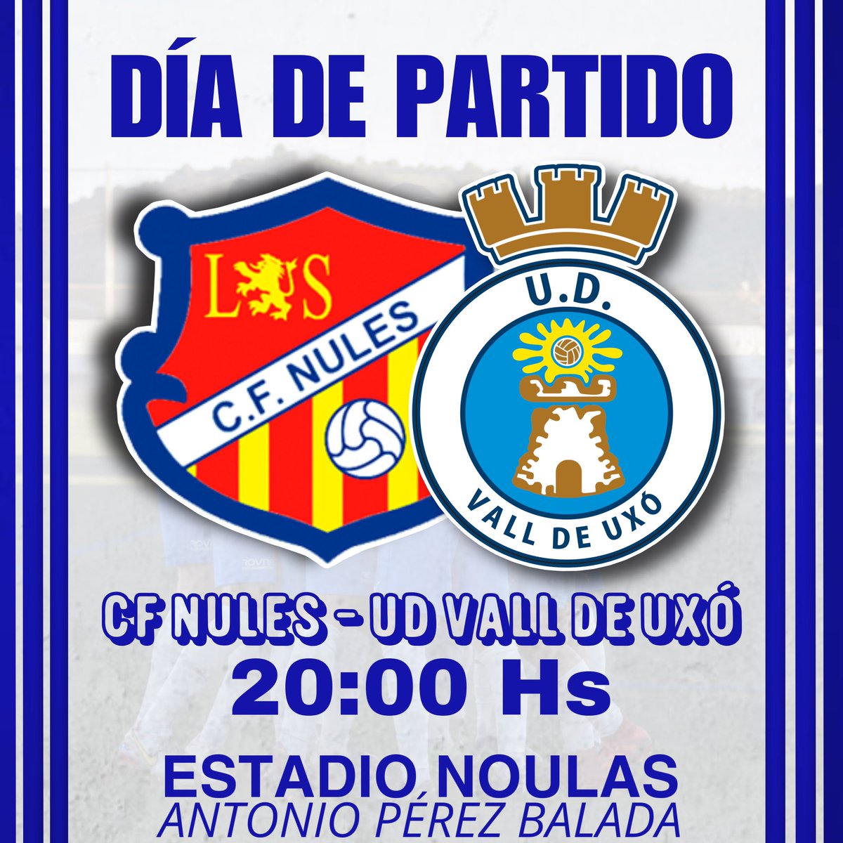 udvalldeuxo's tweet photo. 💥𝐃𝐈𝐀 𝐃𝐄 𝐏𝐀𝐑𝐓𝐈𝐃𝐎💥

🆚 𝗖.𝗙. 𝗡𝗨𝗟𝗘𝗦 
⏰ 2️⃣0️⃣ Hs 
⚽️ 6to partido de Pretemporada 
🏟️ NOULAS 𝐴𝑛𝑡𝑜𝑛𝑖𝑜 𝑃𝑒𝑟𝑒𝑧 𝐵𝑎𝑙𝑎𝑑𝑎 

#SomLaUDE 🤍💙 https://t.co/JH9NAKKplB