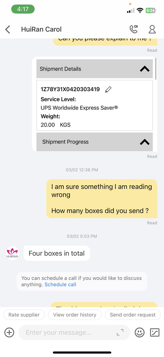 amarabu2222's tweet image. @UPS 

📦 Dealing with duplicate UPS invoices (#5442271093, #5442238898) and a lost shipment issue. After 2 frustrating weeks of calls, seeking urgent supervisor/manager contact at 780-296-5030 for resolution. #UPSProblem #CustomerServiceHelp