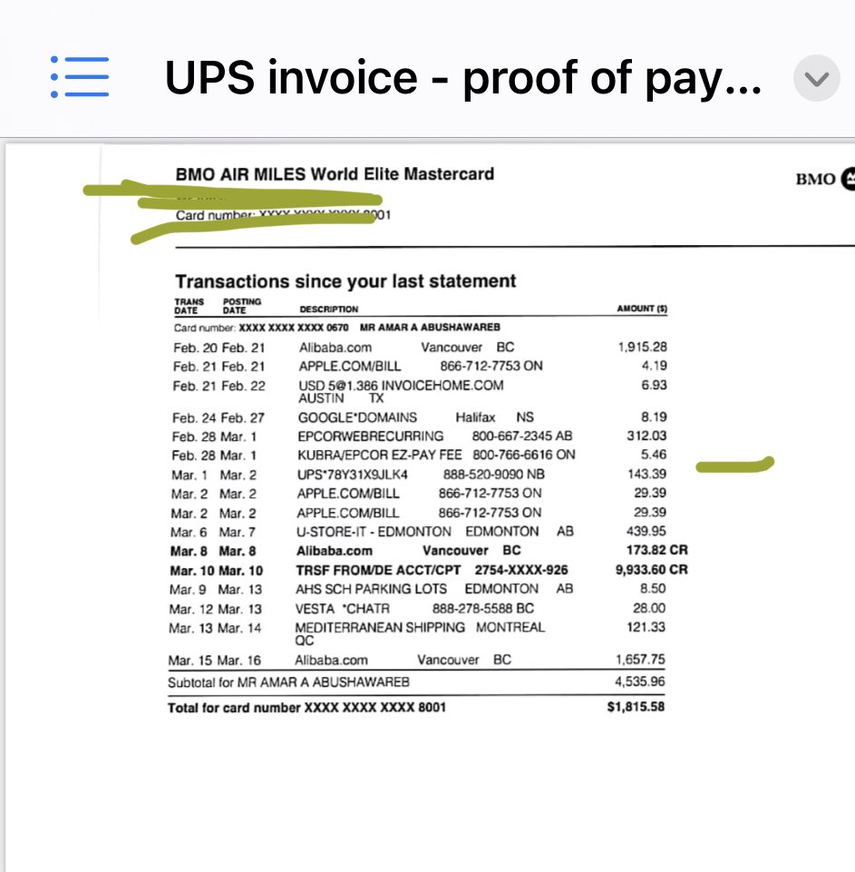 amarabu2222's tweet image. @UPS 

📦 Dealing with duplicate UPS invoices (#5442271093, #5442238898) and a lost shipment issue. After 2 frustrating weeks of calls, seeking urgent supervisor/manager contact at 780-296-5030 for resolution. #UPSProblem #CustomerServiceHelp