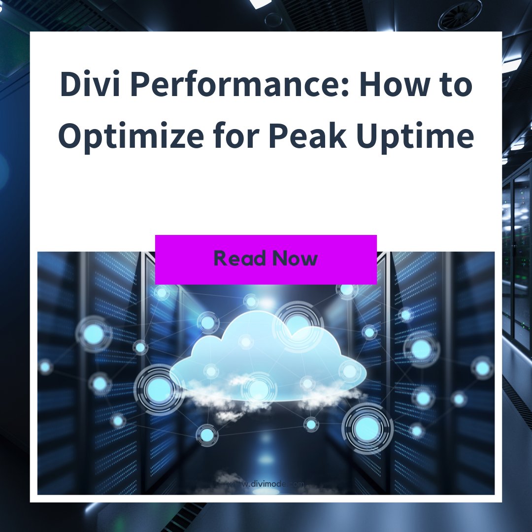 divimode's tweet image. ⏱️ Uptime matters! ⚙️ 

Optimize your Divi website for peak performance with our expert tips. 

👉 buff.ly/44NnTzW 

#WebsiteUptime #WebPerformance