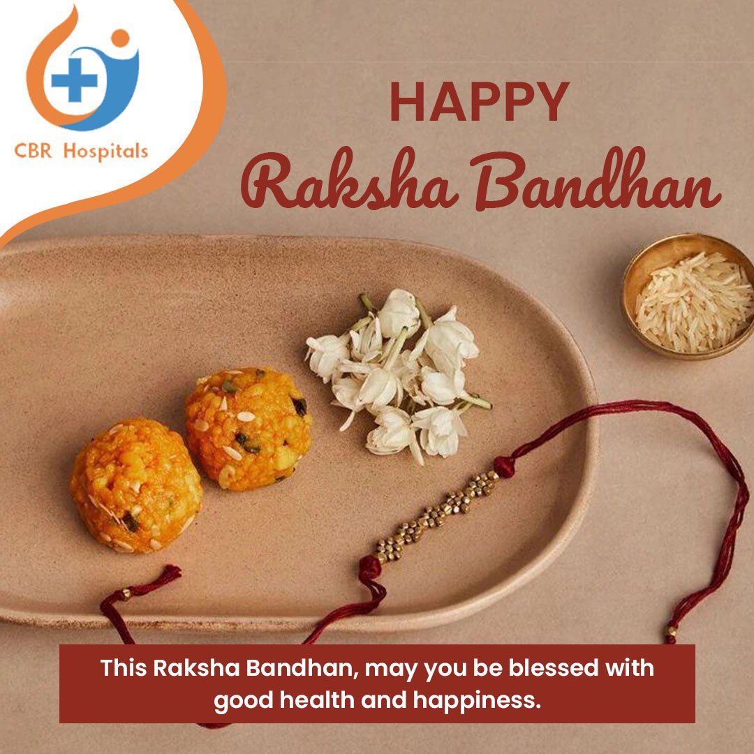 This Raksha Bandhan, go beyond threads and ties. Strengthen the bond of good health with CBR Hospitals - because caring for each other's wellbeing is the true knot that lasts a lifetime. Wishing you a happy and healthy Raksha Bandhan!

#rakshabandhan #rakhi #bond #cbrhospitals