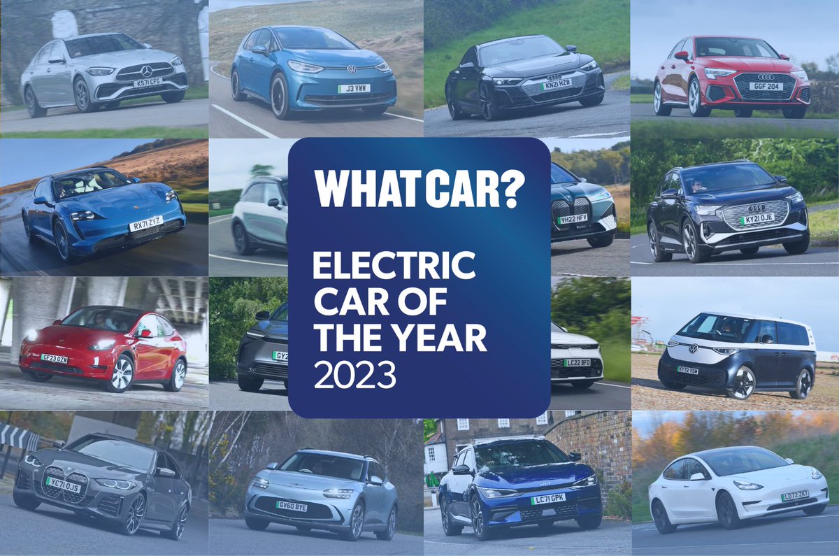 Today’s the day! 🤩 

The What Car? #ElectricCarAwards will kick off at 9am ⏰

Stay tuned for all of the latest updates from the event, as we announce the winners in each #electric and #hybrid class ⚡️🔌

#WhatCarAwards