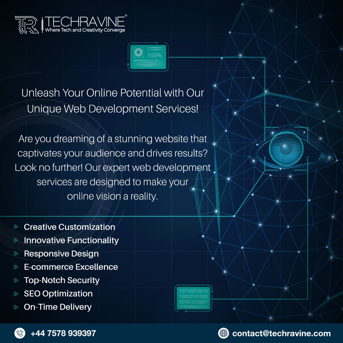 techravineltd's tweet photo. 🌐 Unleash Your Online Potential with Our Unique Web Development Services! 🌐

#ULEZ #Sanchez #London #Salford #FULTOT #Ange #NottingHill #USOpen #Punk https://t.co/NNMeH6tzdD
