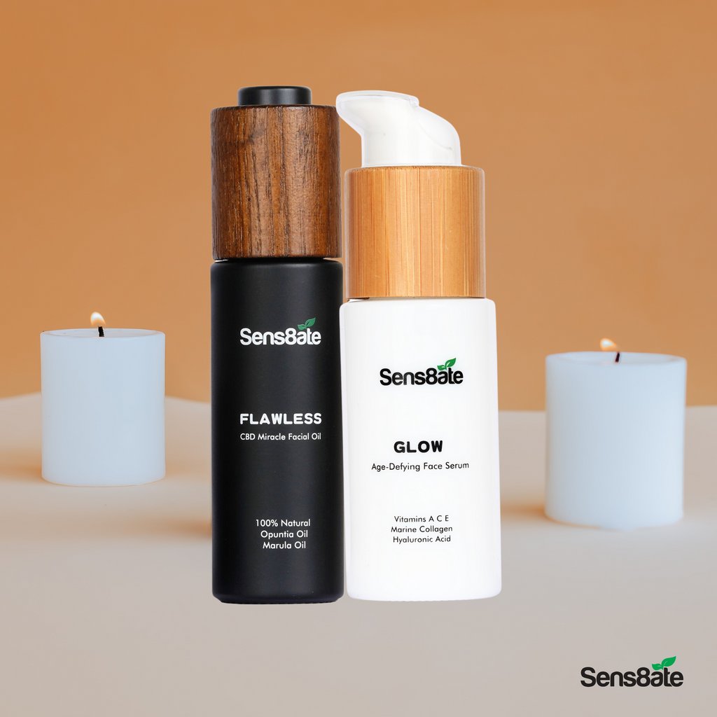 sens8ate's tweet photo. Say hello to our Restorative, Brightening &amp; Tightening duo. 🫶🏼⁠
⁠
🍃Flawless Facial Oil restores, calms, smoothes, hydrates!
🍃Glow Serum brightens, tightens, refreshes!

Regain a balanced &amp; glowing complexion 🍋💦✨
⁠
🛍️ https://t.co/jNzcncmZhk

#sens8ate #glow #cbd https://t.co/VVr4jbIz1C