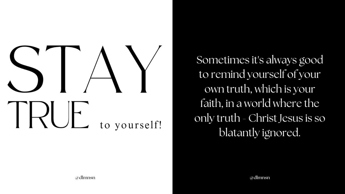 dlmnsn's tweet photo. Stay True; You are worth it!

To learn more about rising above mental illness; Following ME for more Mental Wellness aspiration and motivation through Faith in Christ Jesus! https://t.co/HlgqyD7xrW