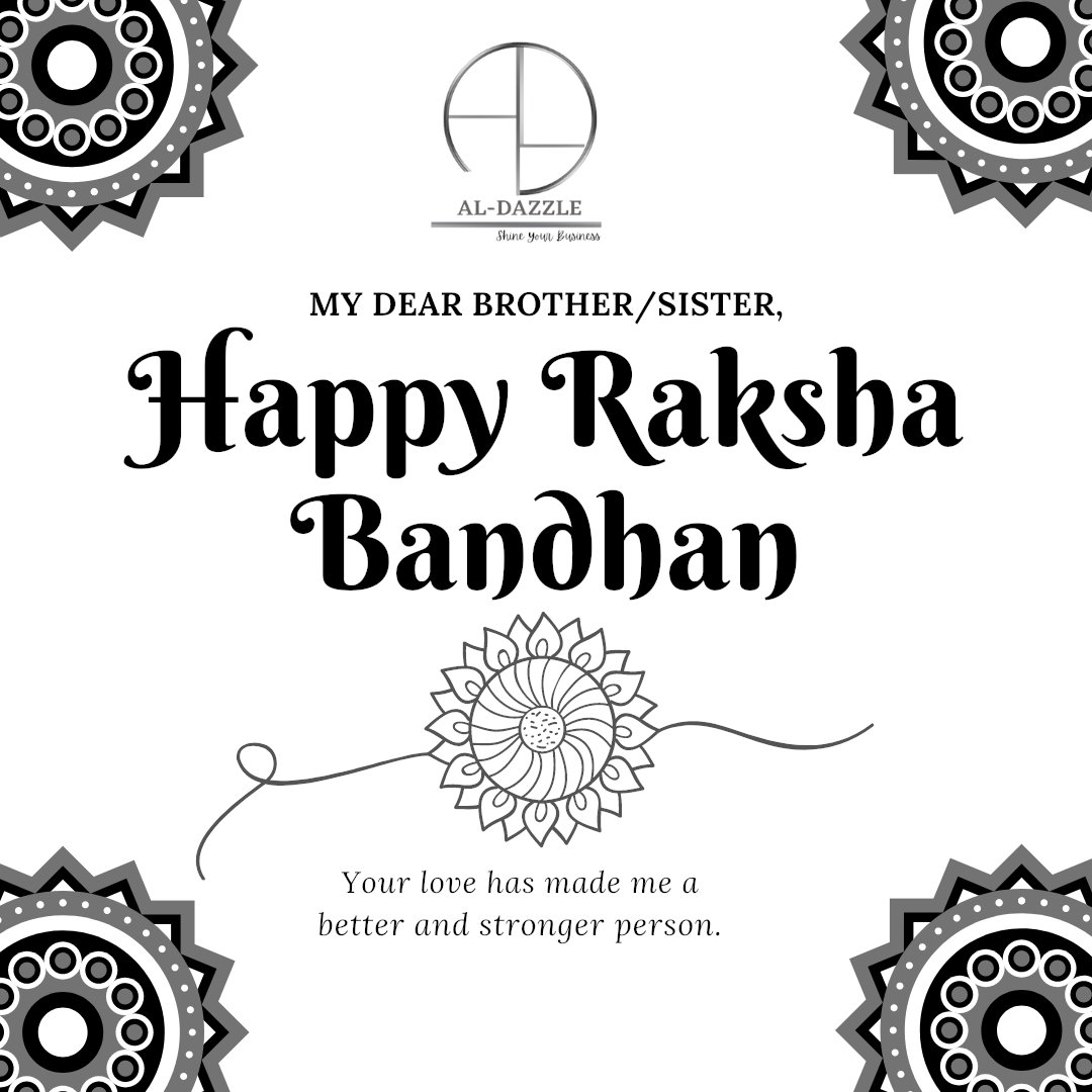 aldazzle_'s tweet photo. Celebrating the bond that's as strong as the thread itself. Happy Raksha Bandhan from Al-Dazzle 💖
#Aldazzle #rakshabandhan #rakhi #rakshabandhanspecial #rakhispecial #love #rakhigifts #brothersisterlove #rakshabandhangifts #brother #india #sister #instagram #happyrakshabandhan https://t.co/gOroDnlQtg