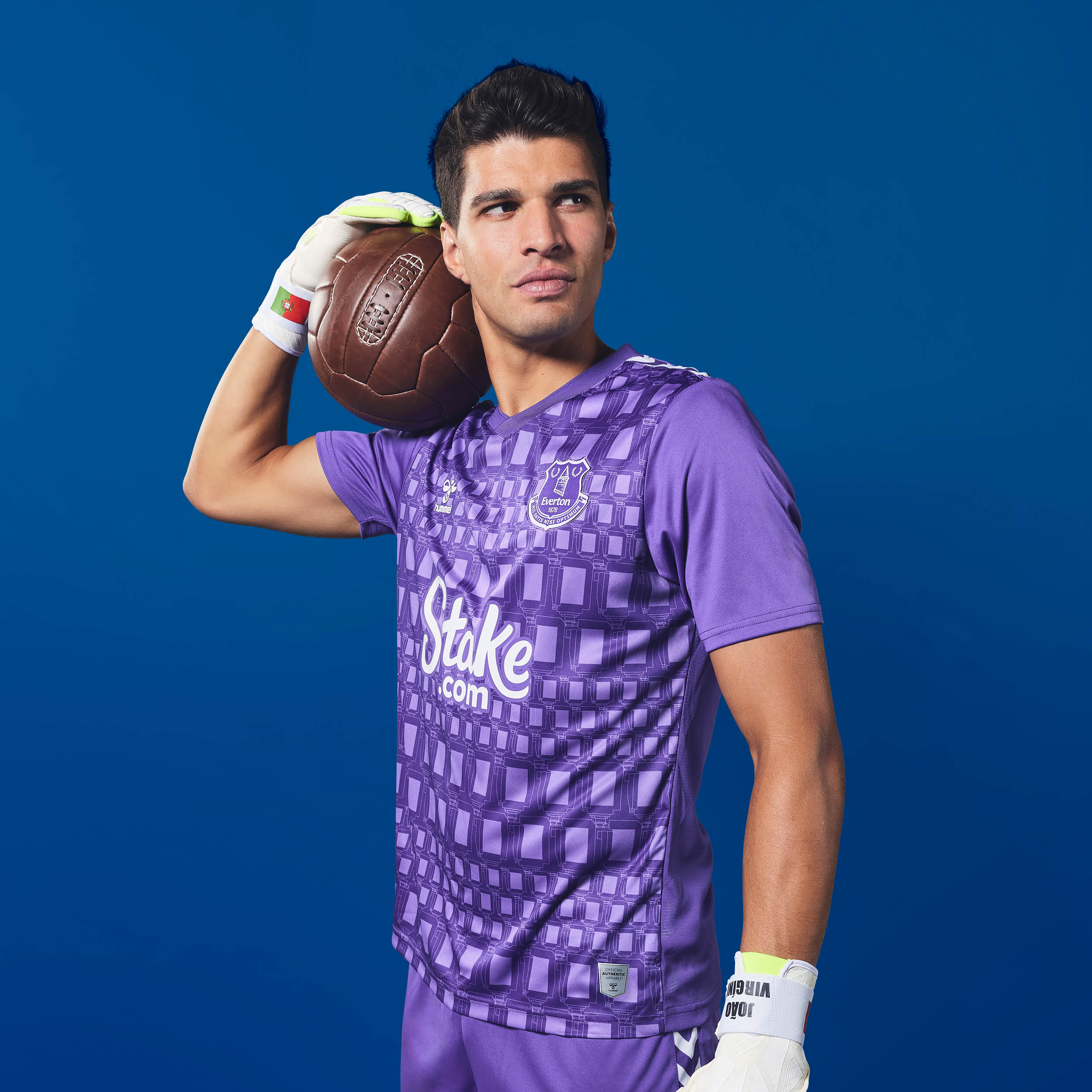 Everton hotsell purple kit