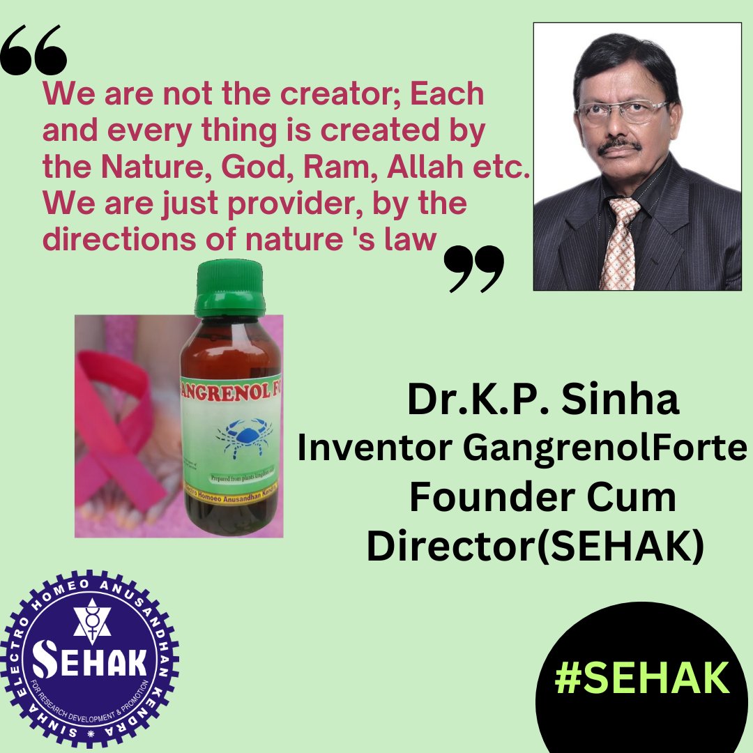 SehakOfficial's tweet photo. https://t.co/IbK7aSZVTR https://t.co/hctVoSjHGS https://t.co/Uov8AgCLuU #instantcancerpainrelief #सेहक #gangrenolforte #sehak #cancer #breastcancerawareness #cancerwareness #canceresearch #electrohomeopathy #energy #bioenergyhealing https://t.co/vCjRByuA3R
