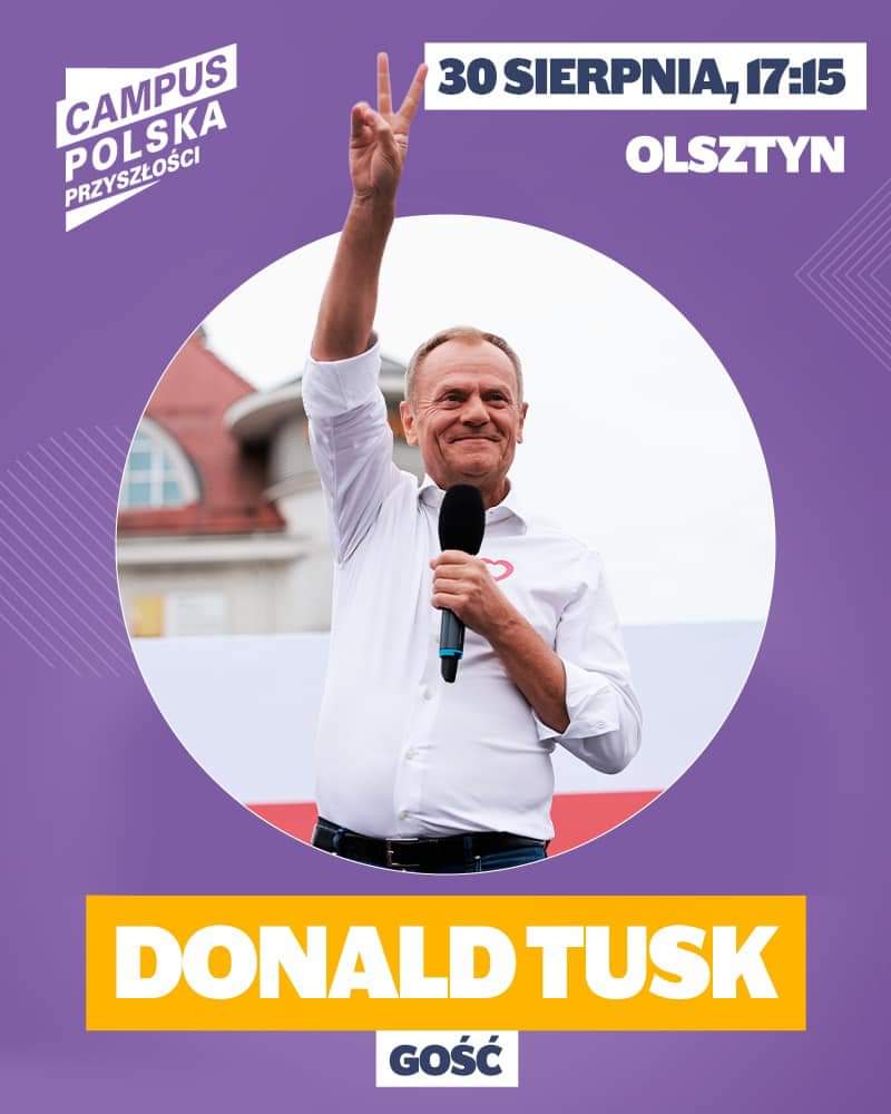 Już dzisiaj o 17:15! ✌️🇵🇱 #CampusPolskaPrzyszłości