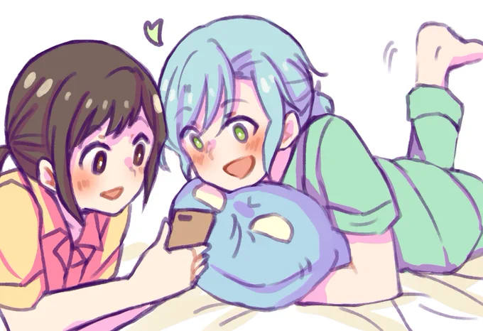 (さよ)つぐひなちゃんのサクカ絵できた 