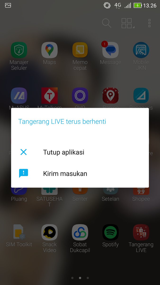 senjakape's tweet photo. @TangerangLIVE siang min app nya kenapa ya, berhenti mulu https://t.co/bl7ixZn9eW