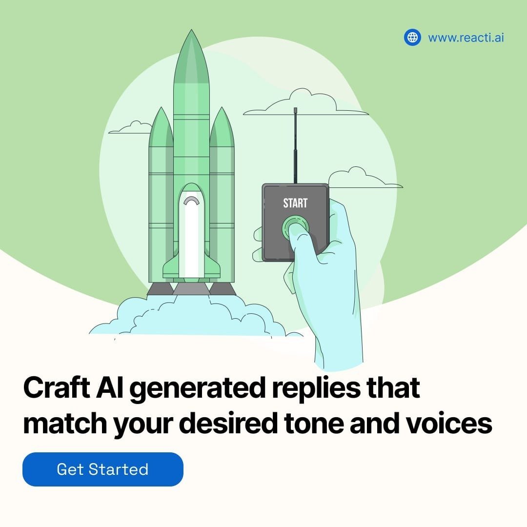 Reacti_Ai's tweet image. Our AI can craft engaging replies, sparking conversations or resonating deeply.

- Contextual Understanding ✨
- Thoughtful Response Generation 💡
- Enhancing Social Engagement 🌟
- Dedicated Learning Models 📚
- Streamlining Communication 📲
- Empowering User Interactions 💪