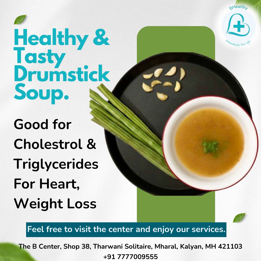 WHealthyfy's tweet photo. Heart-Healthy Drumstick Soup: Delicious Defense for Cholesterol & Triglycerides, Supports Weight Loss
Set up an appointment with a nutritionist specialist.
#WHealthyfy #BHealthy #TheBCenter #HealthyPackages #NutritionNurturing #healthysoup #dietsoup #soup https://t.co/y6GMlRM3pC
