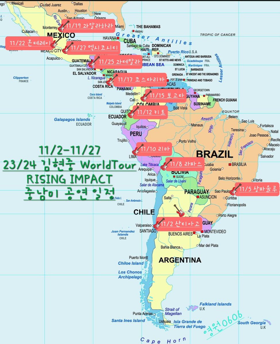 23/24 김현중 WORLD TOUR
RISING IMPACT
현재까지 발표된 공연일정

9/22 일본
11/2 칠레
11/5 브라질
11/8 볼리비아
11/10 페루
11/12 에콰도르
11/15 콜롬비아
11/17 코스타리카
11/19 멕시코
11/22 멕시코
11/25 과테말라
11/27 멕시코

#김현중
#KimHyunJoong
#キム·ヒョンジュン 
#RISINGIMPACT