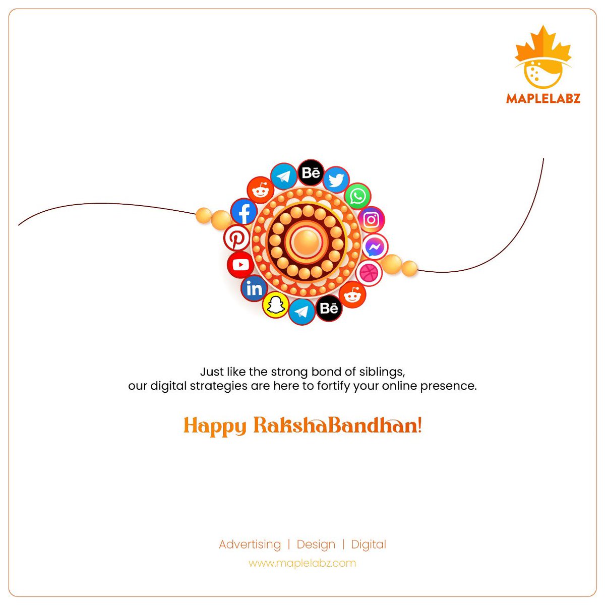 imaplelabz's tweet photo. Maplelabz wishes you all a very Happy Raksha Bandhan 👫.
#Maplelabz #Designstudio #graphics #websesigning #digitalmarketing #RakshaBandhan #SiblingLove #HappyRakshaBandhan #Rakhi #Rakhi2023 #RakshaBandhan2023 #rakshabandhanspecial #celebrationdays #rakhispecial #rakhigifts #love https://t.co/eyFh4UJi3Y