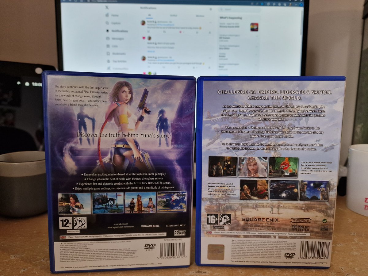GamersPardise's tweet image. Well, after selling all my PS2 collection recently. It's time to start building it back up again
A couple more added and had to get the final fantasy games again. £2 each from CEX
#CEX #reprogramming #retrogames #retrogamer #FinalFantasy #ps2 #Sony #gamers