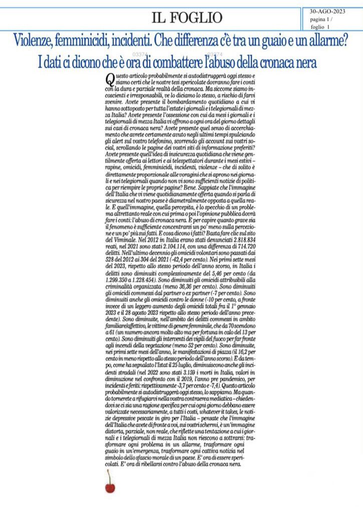 Enrico__Costa's tweet photo. Le notizie di cronaca nera seguono lo stesso schema delle notizie delle inchieste giudiziarie. Si invocano subito nuove leggi e strette penali, ed il Parlamento esegue sull’onda dell’emozione. E guai a chi si oppone: è subito descritto come complice dei criminali. https://t.co/JJ8SLuw0ze
