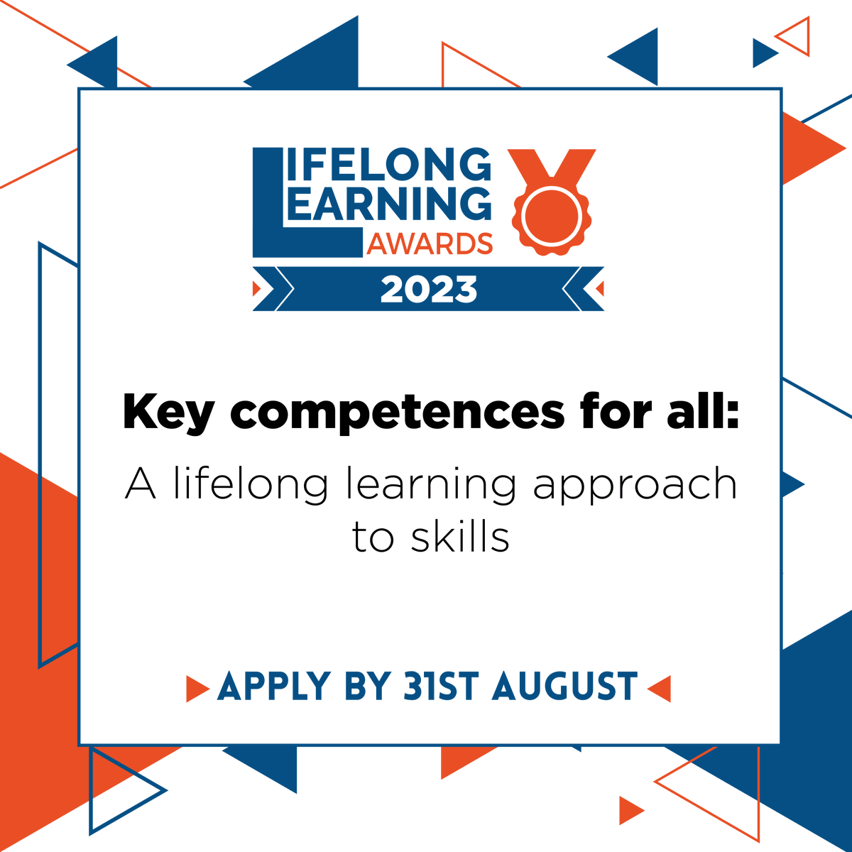 euatweets's tweet photo. 📣 Do you have an innovative practice in education &amp; lifelong learning?

The #LLLAwards 2023 is looking for practices in transversal competences in formal, non-formal &amp; informal learning environments!

Apply before 31st August: https://t.co/GKP5wcHr9L

@lllplatform https://t.co/vq4eCVaNGQ