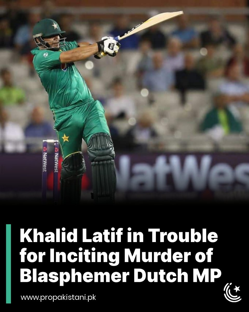 ProPakistaniPK's tweet photo. Khalid Latif has played 18 international matches for Pakistan.
Read More: https://t.co/mo87mrvUDf
#KhalidLatif #GeertWilders #DutchMP #blasphemy https://t.co/2RDtr3gCoV