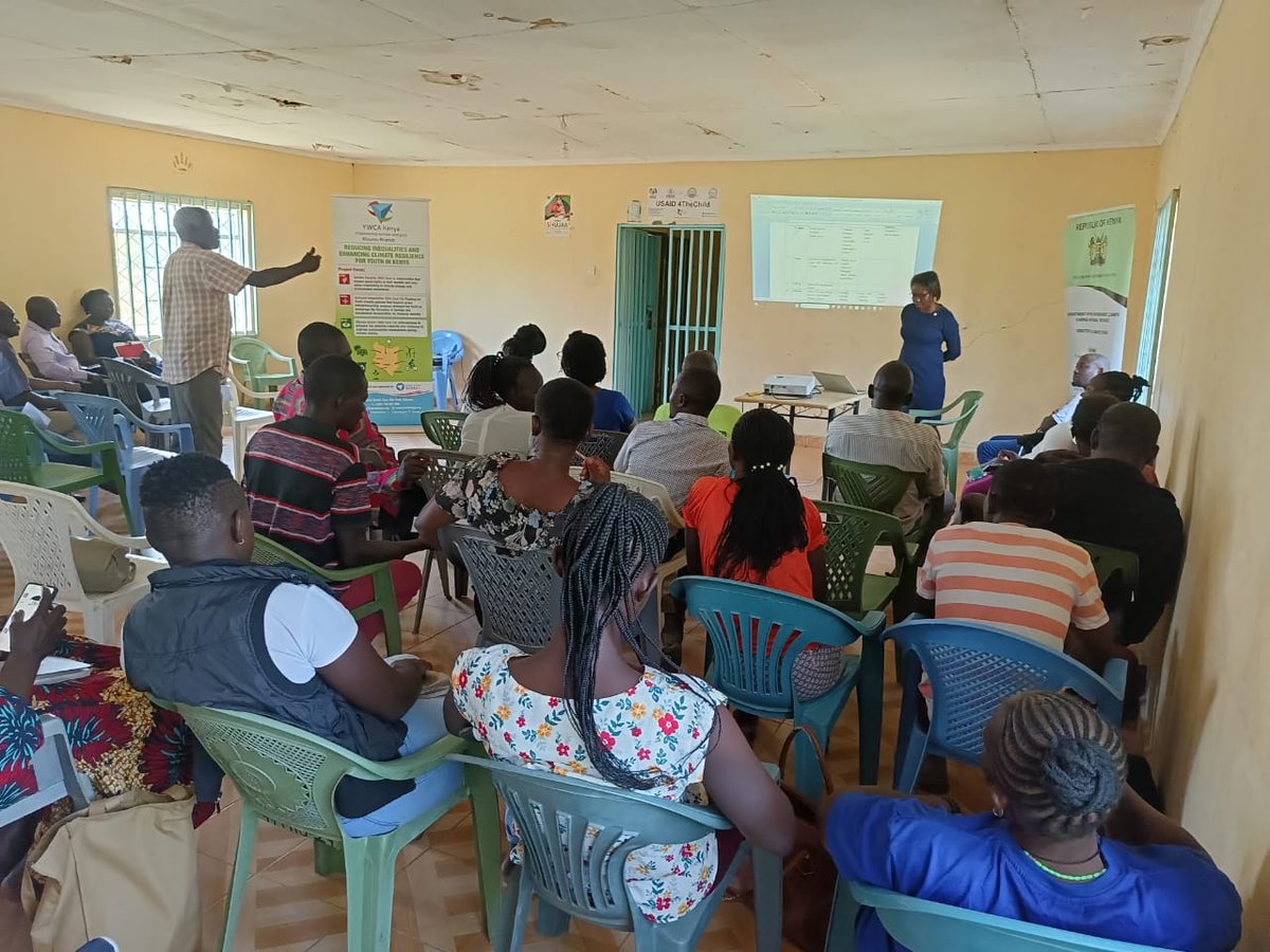 KenyaYwca's tweet photo. YWCA 🇰🇪 Kisumu branch engaged Kisumu East and Nyakach sub county ward climate change planning committee members to develop ward adaptation plans in preparation for FLLoCA project implementation.
#Inclusion4ClimateJustice https://t.co/ewIJCCuov9