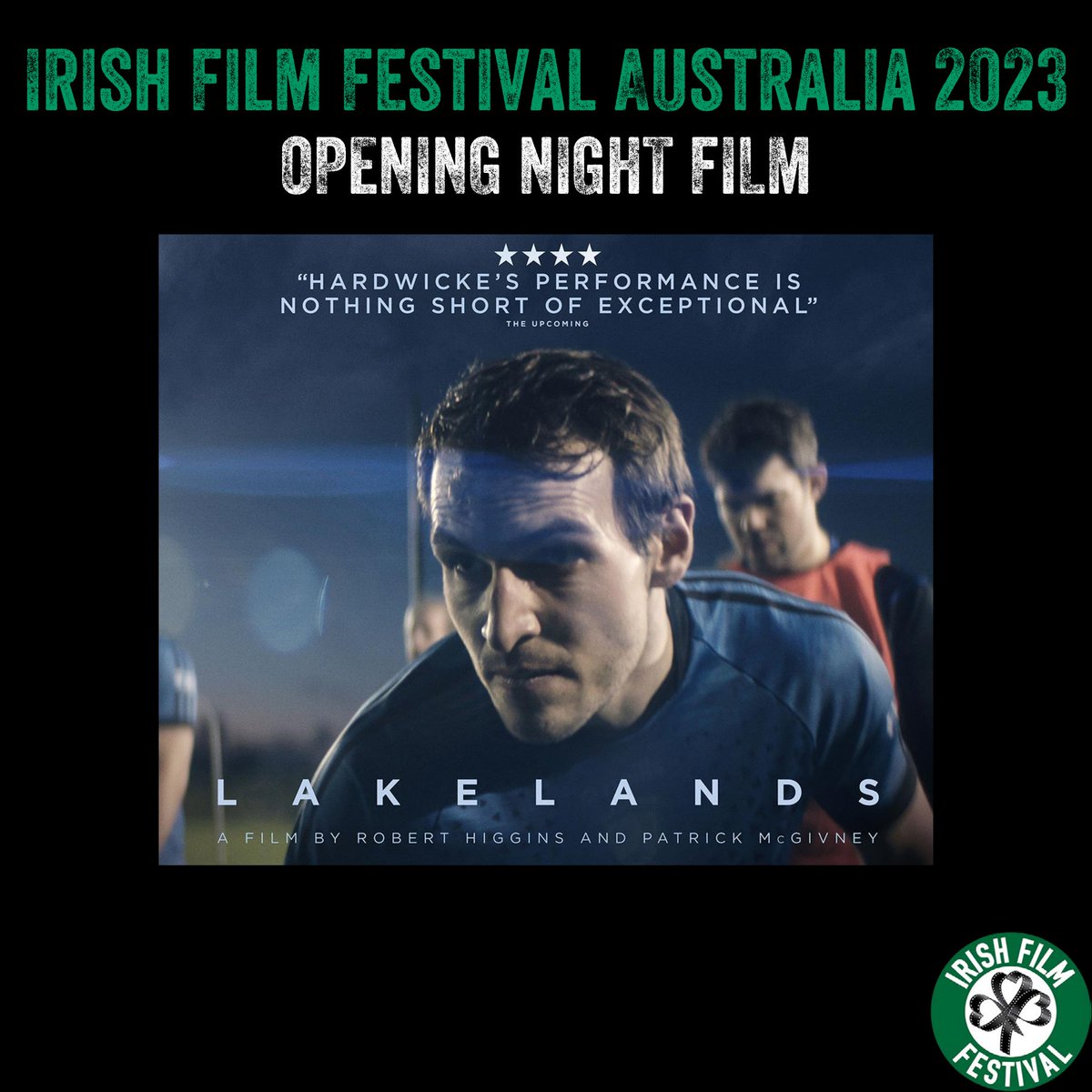 We are delighted to announce our 2023 IFF Opening Night Film Lakelands, starring Éanna Hardwicke & Danielle Galligan. This unique film is the feature debut for writers & directors Robert Higgins and Patrick McGivney, winning Best Film at 2022 GFF & KIFF. irishfilmfestival.com.au/lakelands/