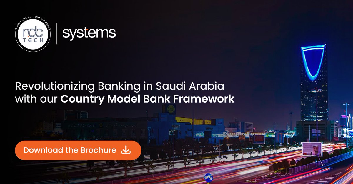 NdcTechTweet's tweet image. Transforming Saudi Arabian banking with our tailored Country Model Bank framework. Unlock innovation and compliance seamlessly. 
Learn more: ndctech.net/insights/revol…

#NdcTech #Systems #KSA