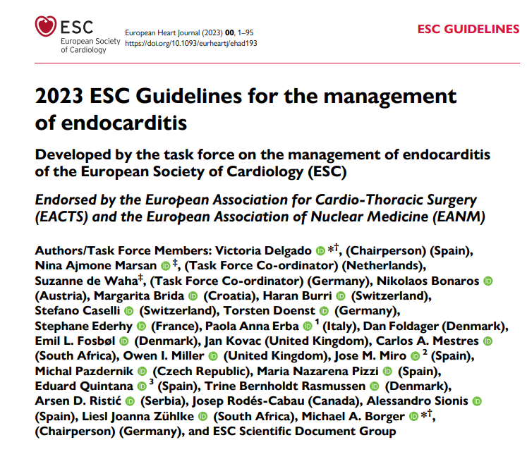 clinica_sec's tweet photo. 🎁 Hoy hemos recibido un nuevo regalo de @AnaGarciaMart16 a modo de hilo🧵🧵🧵 sobre las nuevas guías ESC #endocarditisinfecciosa 2023. 

💡Brillante selección de los datos más destacados y principales novedades que debes perderte👇👇👇👇 https://t.co/6pqh9UN2IB